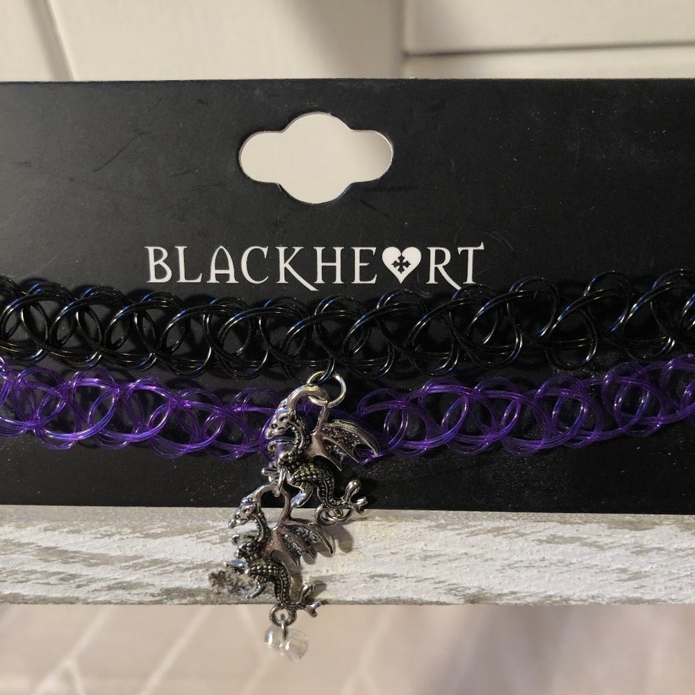 🏄3 for $15🏄 BRAND NEW Dragon Charm Choker Set - Picture 5 of 8